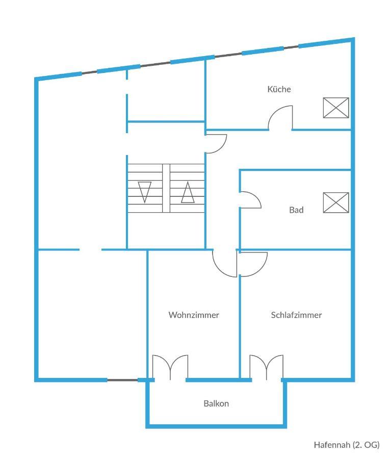 Ferienwohnung Hafennah Moba-Travel Lubeca Exterior foto
